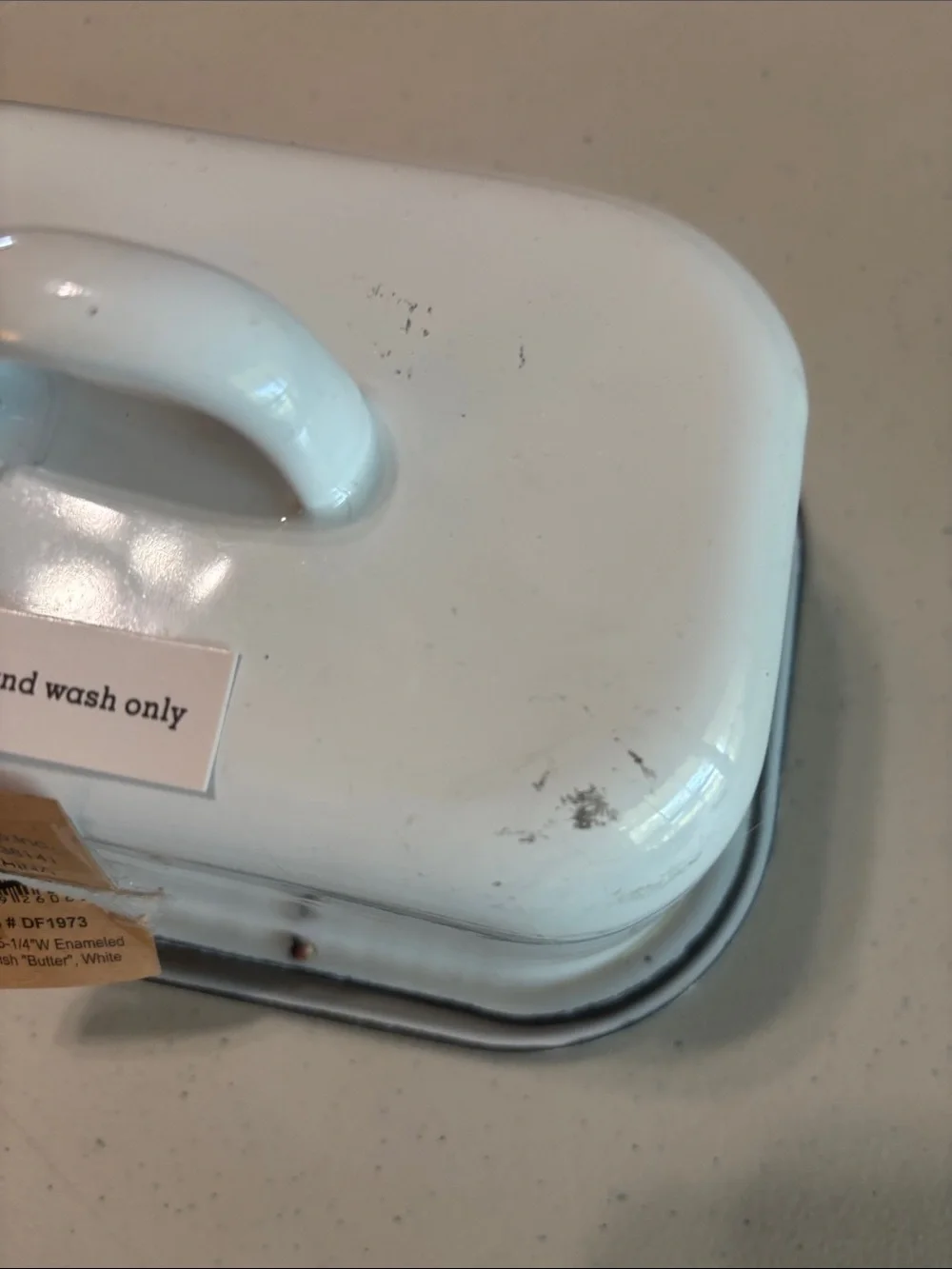 N/A white enamel